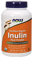Now Foods, Organic Inulin (227г), инулин пребиотик, інулін