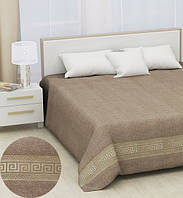 Простирадло махрове 160х220 бавовна Hanibaba Grek beige