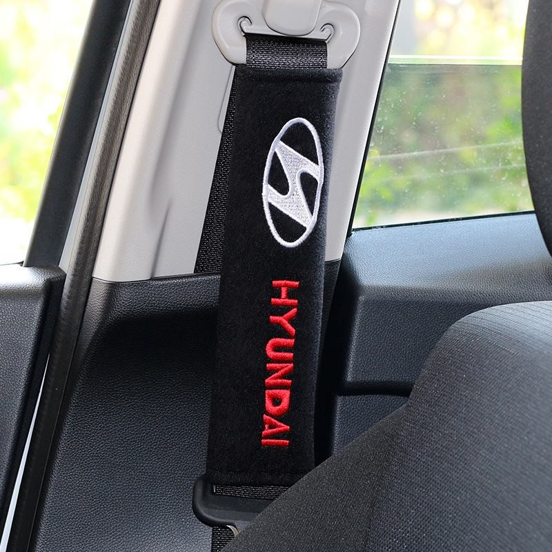Чехол на ремень безопасности в машину Hyundai (2 шт) - фото 1 - id-p1207320905