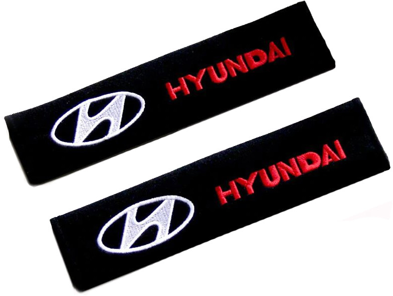 Чехол на ремень безопасности в машину Hyundai (2 шт) - фото 2 - id-p1207320905