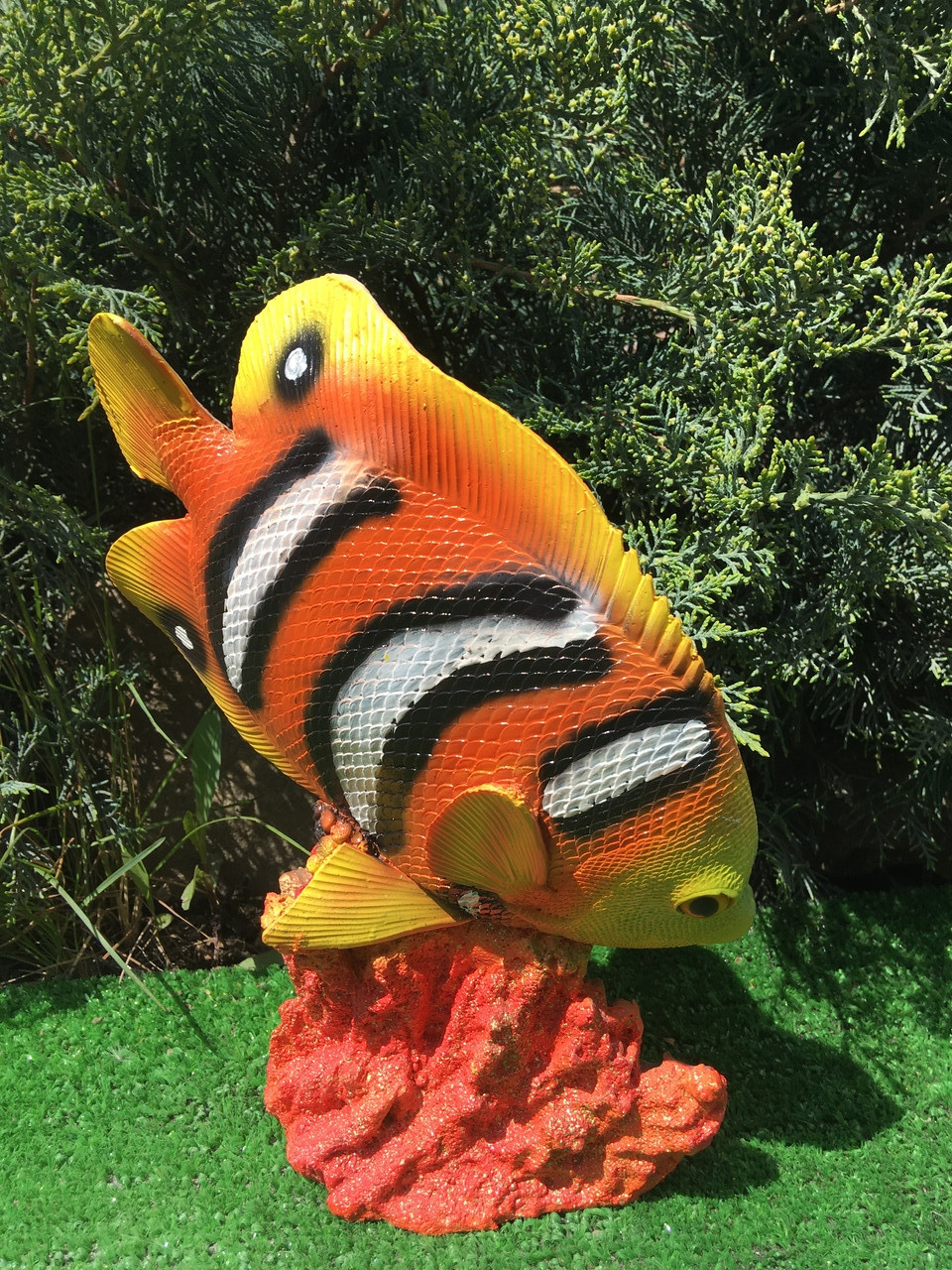 Садова фігура рибка (висота 28 см), фото 1