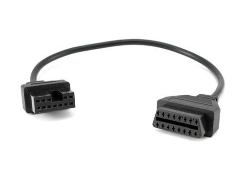 Перехідник з OBD2 16pin мама на Hyundai, Mitsubishi 12pin мама