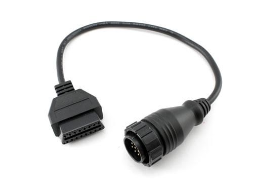 Перехідник з OBD2 16pin мама на Mercedes Sprinter VW LT 14pin тато, фото 1