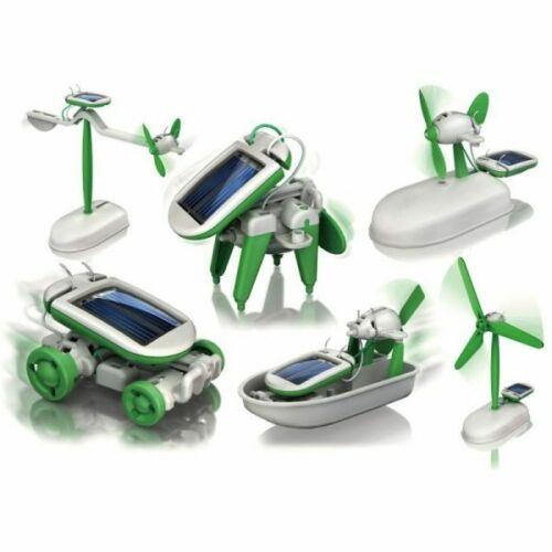 Конструктор робот на сонячній батареї 6 в 1 Robot kids SOLAR