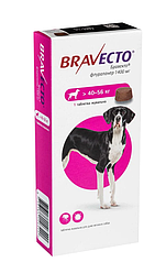 Таблетка від бліх і кліщів Braveсto (Бравекто для собак вагою 40-56кг.), 1 таблетка