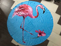 Круглое пляжное полотенце Фламинго, Турция 150 см