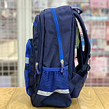 Рюкзак шкільний ортопедичний Z1200076 синій M Dr.Kong 970547, фото 4