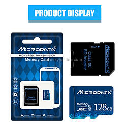 Картка пам'яті Micro Data microSDXC 128 GB Class 10 UHS-I U1 + адаптер