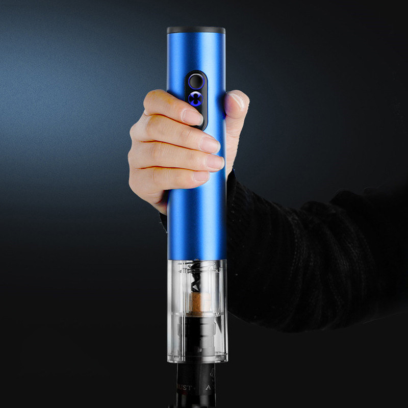 Электрический умный штопор для вина Electric Wine Opener TY2 Blue - фото 2 - id-p1207428640