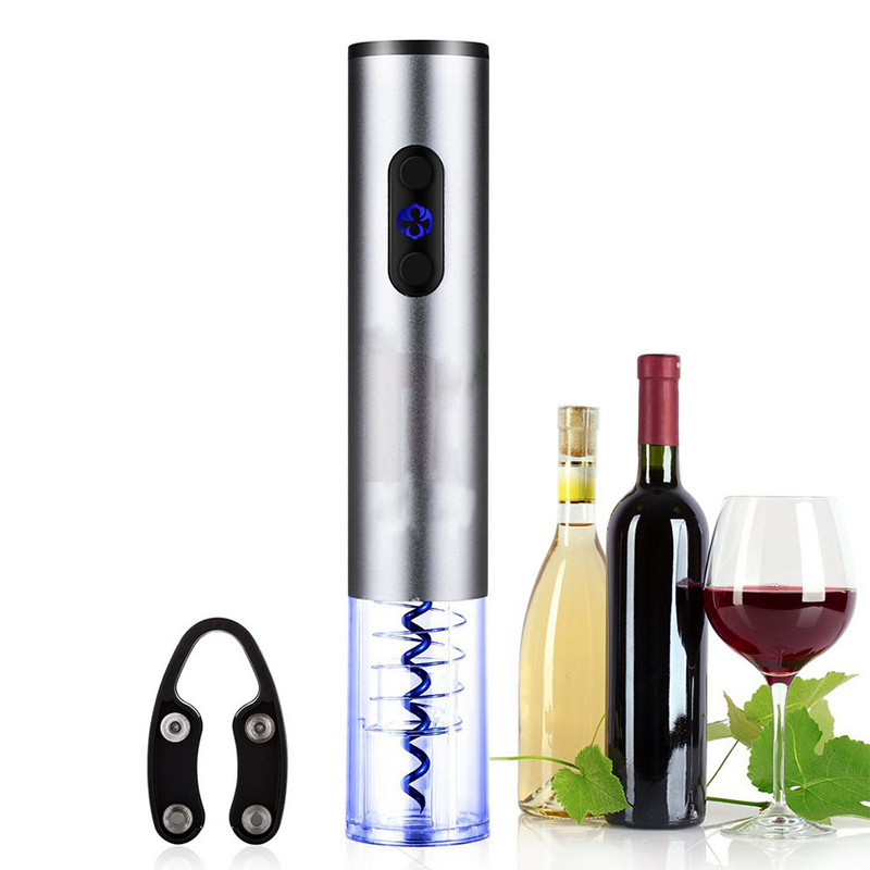 Электрический умный штопор для вина Electric Wine Opener TY2 Blue - фото 5 - id-p1207428640