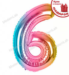 Кулька Цифра "6" (1 м)