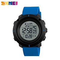 Годинник спортивний SKMEI 1212 Black Blue 44 mm Quartz 5 ATM (МОЖНО Плущувати!)