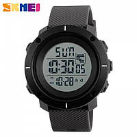 Годинник спортивний SKMEI 1213 Black Grey 50 mm Quartz 5 ATM (МОЖНО Плущуватиме!)