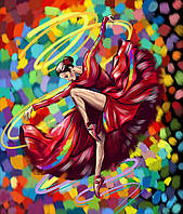 Картина по номерам Яркий танец, 40х50 (KPNE-01-05)