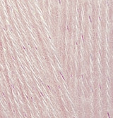 Нитки пряжа для в'язання напіввовна ANGORA GOLD SIMLI Ангора Голд Сімли № 271 - перлинно рожевий