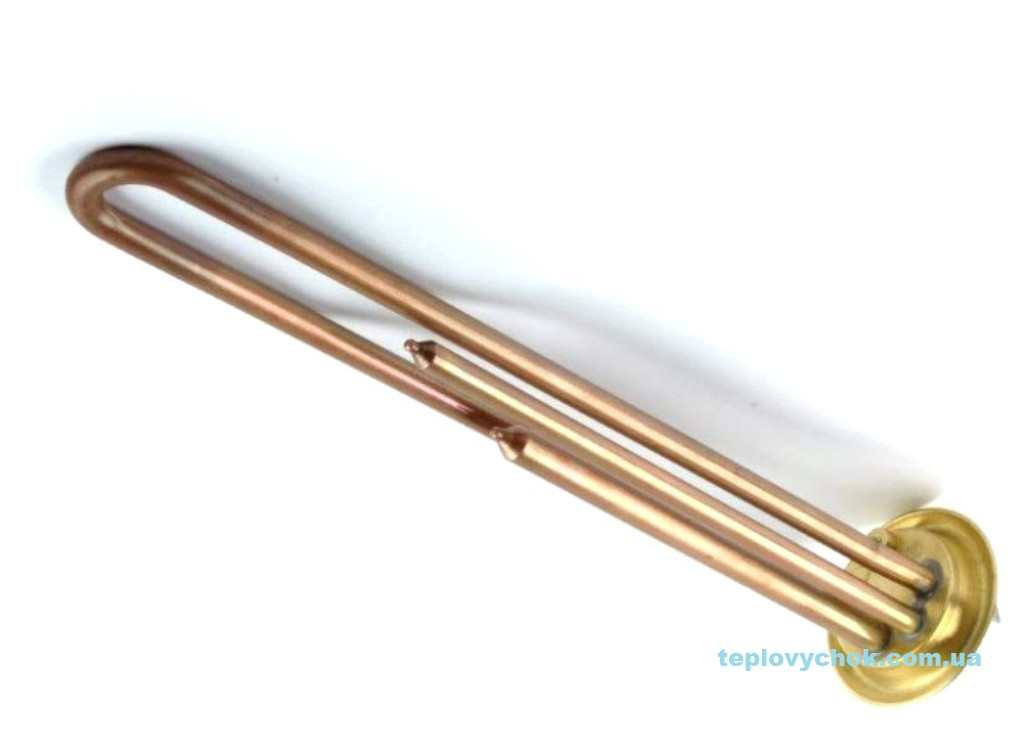 ТЕН 1300Вт для бойлера ТЕРМЕКС на латунному фланці D63 Premium, фото 1