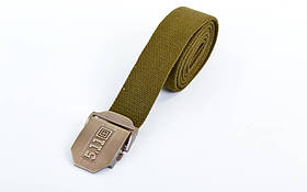 Пояс тактичний 5.11 Tactical Belt TY-5544 (нейлон, метал. пряжка, р-р-120*3,5 см,) олива