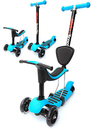 Самокат дитячий 0332-4S біговел для прогулянок від 1 року, фото 1