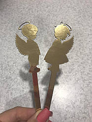 Топер з ламінованого картону "Пара ангелів"