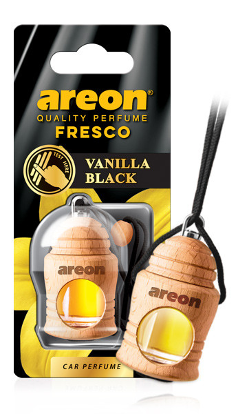 Ароматизатор пробковий Areon Fresko  Vanilla Black FRTN31