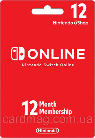 Nintendo Switch Online Gift Card 12 місяці, US-регіон, фото 1