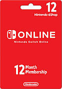 Nintendo Switch Online Gift Card 12 місяці, US-регіон