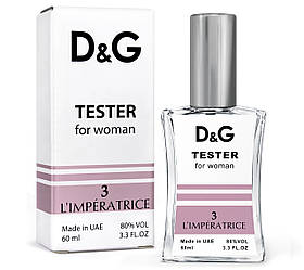 Тестер жіночий DOLCE & GABBANNA 3 L ' imperatrice, 60 мл NEW