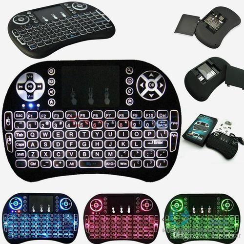 Бездротова міні-клавіатура i8 з підсвічуванням Mini Keyboard LED