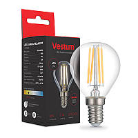 LED-лампа-філамент Vestum/G-45/4 w/300k/Classic (MINI) Clear