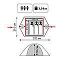Намет Tourist 3 місний Tramp Lite, TLT-002, фото 3