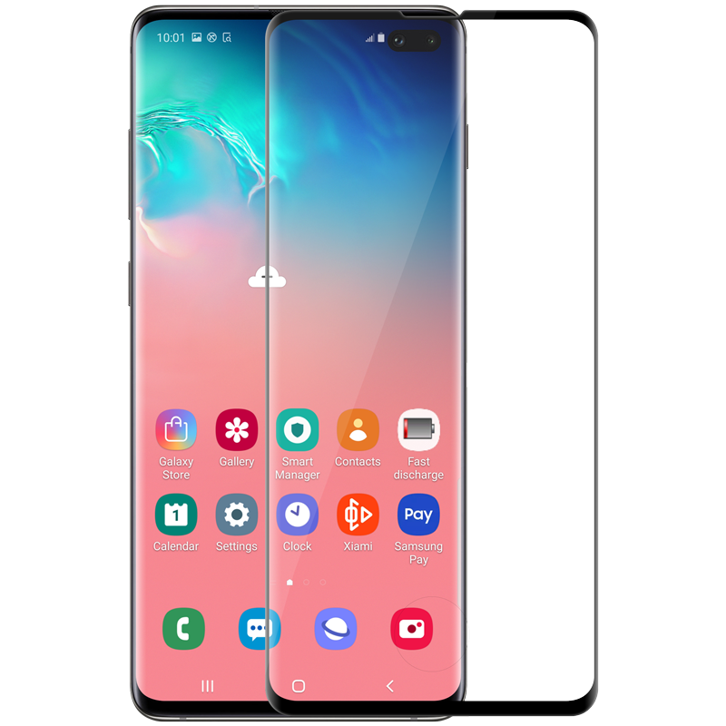 Nillkin Samsung G975F Galaxy S10+ 3D CP+MAX Anti-Explosion Glass Screen Protector Black Захисне Скло