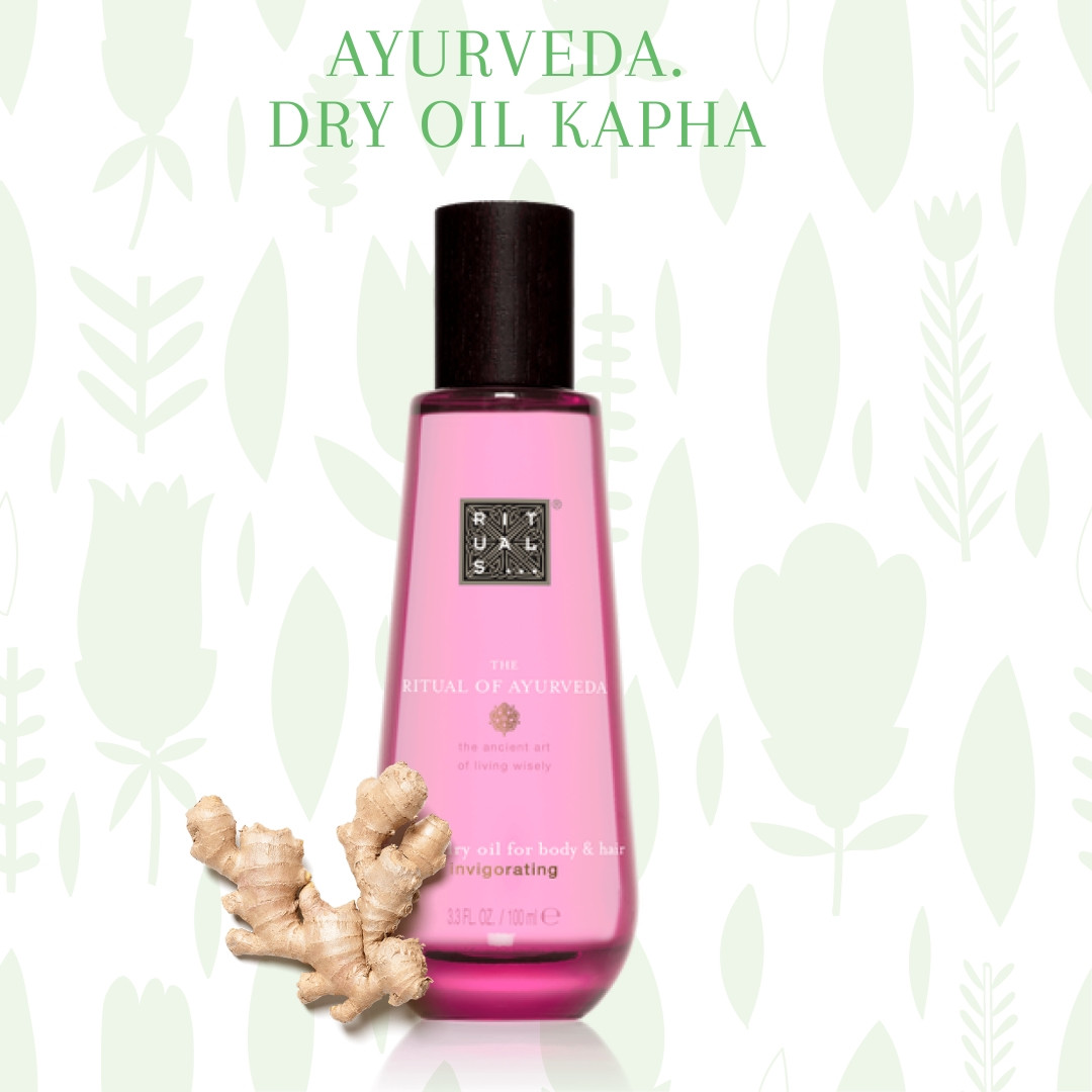 Rituals Суха олія для тіла та волосся Ayurveda, Ritual of Ayurveda Dry Oil KAPHA, Нідерланди, 100 мл