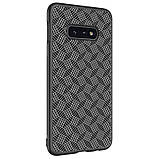 Nillkin Samsung G970F Galaxy S10e Synthetic fiber (Plaid) Black Чохол Накладка Бампер, фото 6