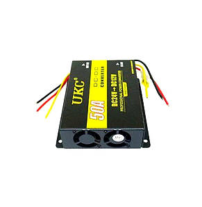 Перетворювач інвертор напруги DC/DC 24v-12v 50A, фото 3