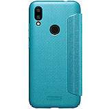 Nillkin XIAOMI Redmi 7 - Sparkle Leather Case Blue Чохол Книжка, фото 3