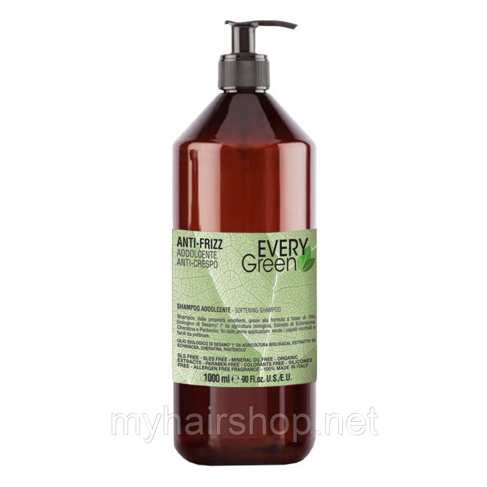 Розплутуючий шампунь DIKSON Every Green Anti-Frizz Softening Shampoo 1000 мл