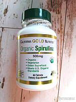 Спіруліна California Gold Nutrition Spirulina Organic 60 tab