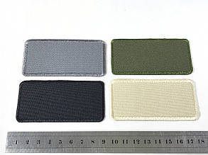Нашивка Прямокутник Різні кольори 85х42 мм, фото 2