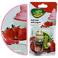 Ароматизатор в машину Light Fresh подвеска пахучка в авто Red fruit and yogurt