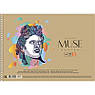 Альбом для ескізів "Muse" А4+ 50 аркушів 100 г/м2, на пружині PB-SC-050-160, фото 2