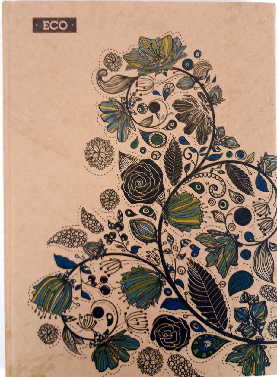 Блокнот А4, Эко Бумага - 96 Листов, Твердая Обложка Клетка Ц155010У ...