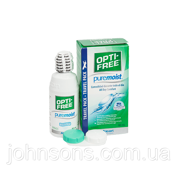 Opti Free PureMoist Alcon 90мл | Розчин для контактних лінз