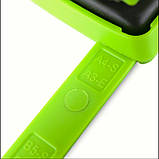 Діркопробивач Axent Shell 3410-09-A з пластиковим верхом, 10 аркушів, салатовий, фото 4