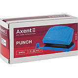 Діркопробивач Axent Shell 3410-09-A з пластиковим верхом, 10 аркушів, салатовий, фото 5