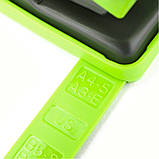 Діркопробивач Axent Shell 3420-09-A з пластиковим верхом, 20 аркушів, салатовий, фото 4