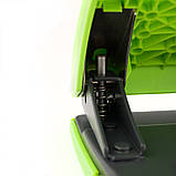 Діркопробивач Axent Shell 3430-09-A з пластиковим верхом, 30 аркушів, салатовий, фото 4