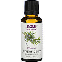 Ефірна олія ялівцю NOW Foods, Essential Oils "Juniper Berry" (30 мл)