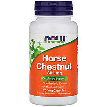 Кінський каштан NOW Foods "Horse Chestnut" підтримка кровообігу, 300 мг (90 капсул)