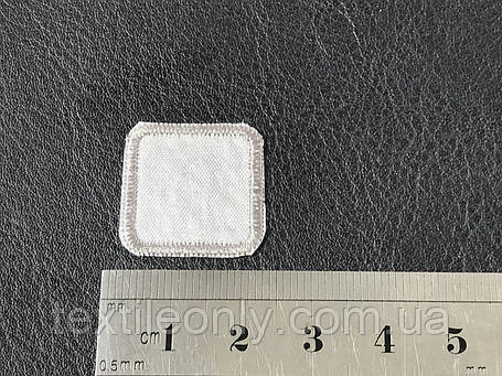Нашивка Квадрат Світловідбивний сірий 20х20 мм, фото 1