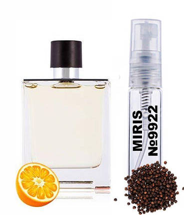 Пробник Духів MIRIS №9922 (аромат схожий на Hermes Terre d'hermes) Чоловічі 3 ml, фото 2